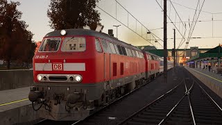 BR 218 IC nach Lindau  TSW 5 [upl. by Sydelle]