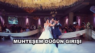 ►► MUHTESEM DUGUN GIRIS  ILK DANS PARCASI GELIN DAMAT ►►DILAN amp HASAN ►► [upl. by Leuamme]