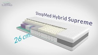 SleepMed Hybrid Premium  Supreme  wyjątkowe materace hybrydowe [upl. by Eilhsa]