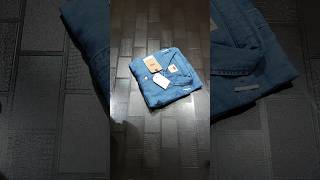 Levis Mens Blue Denim Shirt levis denim myntra unboxing mensfashion shorts [upl. by Yuji]