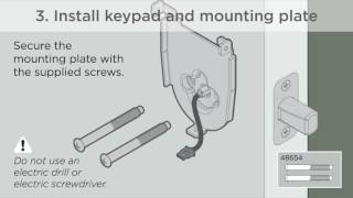 Kwikset SmartCode 910 Installation ZWave Plus [upl. by Pages]