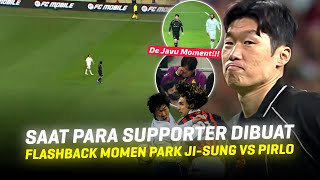 Kejadian 14 Tahun Lalu Terulang Lagi  Aksi Legenda Man United Park JiSung Jagain Pirlo [upl. by Downes]