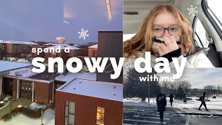 first day of winter semester as an english major  college vlog [upl. by Shanan333]