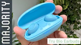 MAJORITY AUDIO  Tru Bio Earbuds TWS Bluetooth  Certified Compostable Plastic [upl. by Euhsoj]