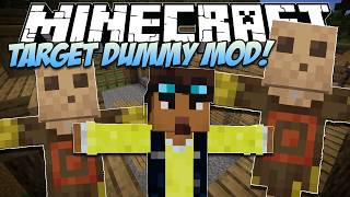 Mod Spotlight  TARGET DUMMY MOD Invincible Dummies  Minecraft 1201 [upl. by Fenelia175]