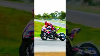 Training drift on circuit Bourbonnais  short shorts riding rider [upl. by Yblok]