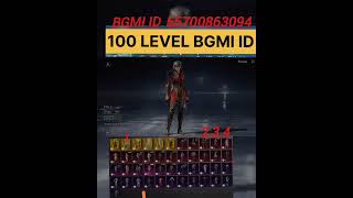 100 LEVEL BGMI ID 12 X SUIT [upl. by Nivanod822]