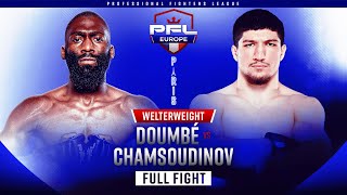 Cédric Doumbé vs Baissangour Chamsoudinov  PFL Europe Paris FULL FIGHT [upl. by Sama46]