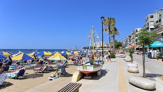 Chania  beach old town and venetian harbour in Chania [upl. by Aynotahs]