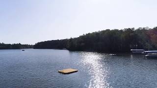 Drone Video of the Minong Flowage and Cranberry Lake Minong and Wascott WI [upl. by Allehs]