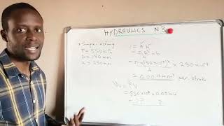 Engineering science N3 Hydraulics P2 Pump [upl. by Anrym871]