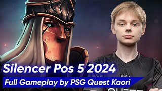 Kaori Silencer Support Pos 5 735b  Dota 2 2024 Pro Gameplay [upl. by Latoniah]