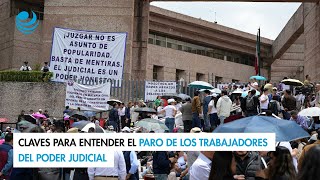 Claves para entender el paro de los trabajadores del Poder Judicial [upl. by Annonyw]