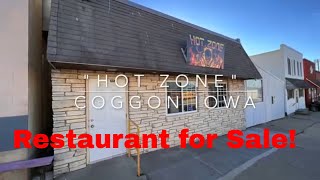 Restaurant for Sale Coggon Iowa HotZone [upl. by Arytal483]