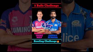 Jasprit Bumrah vs Trent Bolt  3 Ball Challenge 🔥 Real Cricket 24 shorts [upl. by Otreblaug]