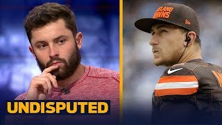 Baker Mayfield on the Johnny Manziel comparisons  NFL  UNDISPUTED [upl. by Llerrom964]