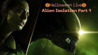 🎃 Halloween with Xenomorph 🎃  Alien Isolation Part 1 👻🕸️ [upl. by Gwenette]