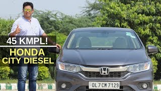 Honda City diesel fuel economy record run  how much can it deliver [upl. by Adnert550]