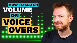 How To Match Volume on Voiceovers in Adobe Audition [upl. by Iadahs]