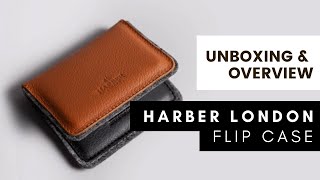 Harber London Flip Card Case Unboxing amp Overview [upl. by Enaasiali344]