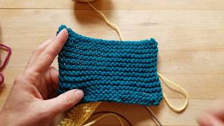 Tutoriel Tricot Débutant  Leçon 3  La Maille endroit [upl. by Assilrac]