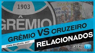 RELACIONADOS Grêmio x Cruzeiro Copa do Brasil 2017 l GrêmioTV [upl. by Herson]