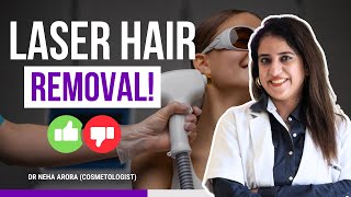 Laser Hair Removal  How does it work  laserhairremoval  360 Wellness Clinic  Dr Neha Arora [upl. by Natan]