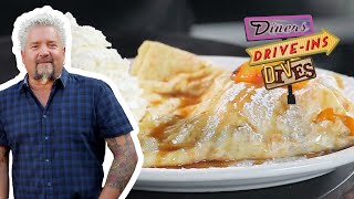 Guy Fieri Returns to Ultimate Crêpe Shop in Las Vegas  Diners DriveIns and Dives  Food Network [upl. by Christianity]