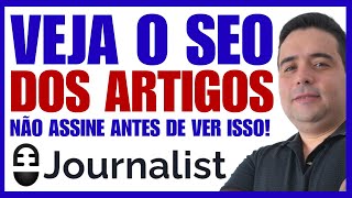 Será se a Journalist AI cria o Artigo Otimizado para SEO Veja isso Antes de Assinar a Jounalist AI [upl. by Colwen]