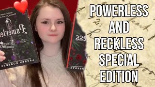 Powerless and reckless waterstones special edition books 📚 [upl. by Assenal]