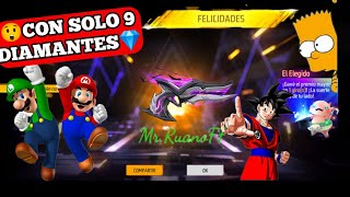 😱CON SOLO 9💎🚨COMO SACAR LA G18 PRECISION CORTANTE Y LA MOCHILA EGO PELIGROSO EN FREE FIRE EN RULETA [upl. by Redmund]