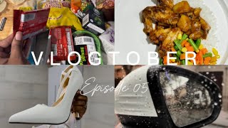 Vlogtober Ep05 My First Shein Try On Haul  Grocery Haul South African YouTuber  Life After Work [upl. by Tabor865]