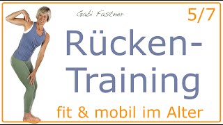 57🔸20 min Rücken Training  rund um die Wirbelsäule  ohne Geräte im Stehen [upl. by Amrac]