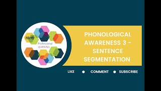 Phonological Awareness 3  Sentence Segmentation [upl. by Particia]