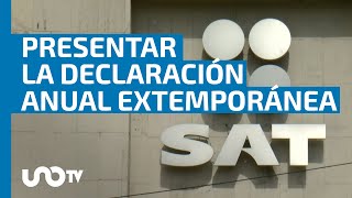 ¿Cómo puedo presentar mi declaración anual 2023 extemporánea en el SAT [upl. by Burrton]