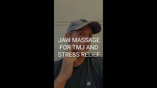 How to Massage your jaw for TMJ amp Stress Relief [upl. by Brade]