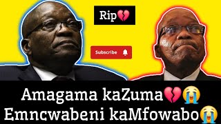 Abenomunyu amagama kaJacob Zuma emncwabeni kamfowabo Uphinde wagcizelela eyokuvota kabusha [upl. by Alexine]