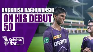 In conversation with Angkrish Raghuvanshi  KnightsTV  TATAIPL2024 [upl. by Kano]