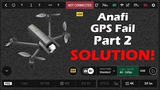 Solved  GPS Failure  Test Flight With The Parrot Anafi [upl. by Uwkuhceki]