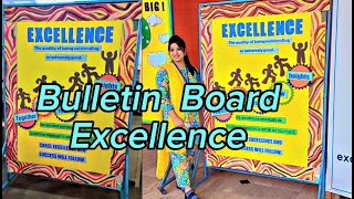 Excellence Bulletin Board Tutorial Creating a Stunning Excellence Theme Board by Saleha Akber [upl. by Yednarb]