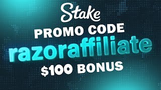 STAKE PROMO CODE 2024 UP TO 500 ON BALANCE BONUS [upl. by Kared]