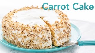 How To Make Soft and Moist Carrot Cake Recipe [upl. by Anatlus]