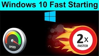 How to Enable and Disable Fast startup on Windows 10 [upl. by Zetnom114]