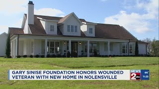 Foundation honors wounded veteran with home in Nolensville [upl. by Rennoc]