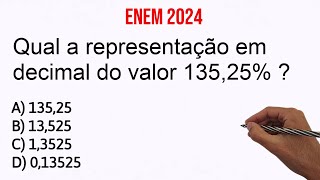 Desafio ENEM Consegue transformar 13525 em decimal [upl. by Airliah230]