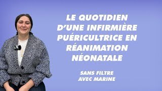 Le quotidien dune infirmière puéricultrice  Sans Filtre avec Marine [upl. by Chelsae]