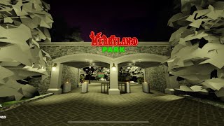 Merryland Christmas Park Full Walkthrough  All Rides  Movie Parks Roblox [upl. by Lamak]