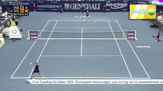 Ana Ivanovic vs Stefanie Voegele 2013 Linz SF [upl. by Dixil]