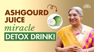 Raise your energy amp flush toxins with Ash gourd Juice  Remove stress amp detoxify body  Safed Petha [upl. by Hurff]