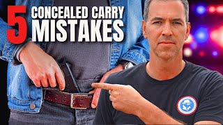 5 Concealed Carry Mistakes That Could Put You in Jail [upl. by Nirda]